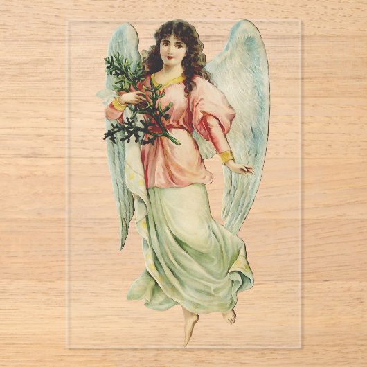 Guardian Angel Divine Watchfulness & Grace Art Acryleinladungen (Vorderseite)