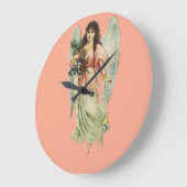 Guardian Angel Divine Watchfulness & Grace Art Große Wanduhr (Winkel)