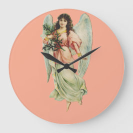 Guardian Angel Divine Watchfulness & Grace Art Große Wanduhr