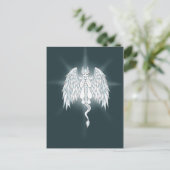 Guardian Angel Dragon Postkarte (Stehend Vorderseite)