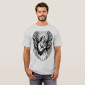 Guardian Angel Embracing Beloved Pet T-Shirt (Vorne ganz)