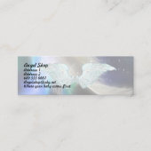 Guardian Angel Feather Mini Business Card Mini Visitenkarte (Vorderseite)