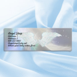 Guardian Angel Feather Mini Business Card Visitenkarte