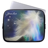 Guardian Angel Feather & Stars Laptop-Sieb Laptopschutzhülle (Vorderseite)