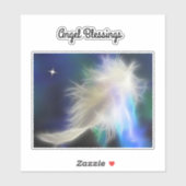 Guardian Angel Feather Vinyl Sticker (Blatt)