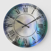 Guardian Angel Feather Wall Clock Große Wanduhr (Vorderseite)