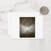 Guardian Angel Fine Art Note Card Mitteilungskarte (Vorderseite/Rückseite Beispiel)
