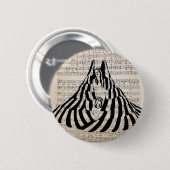 Guardian Angel Frau mit kleiner Mädchen Art Button (Vorne & Hinten)