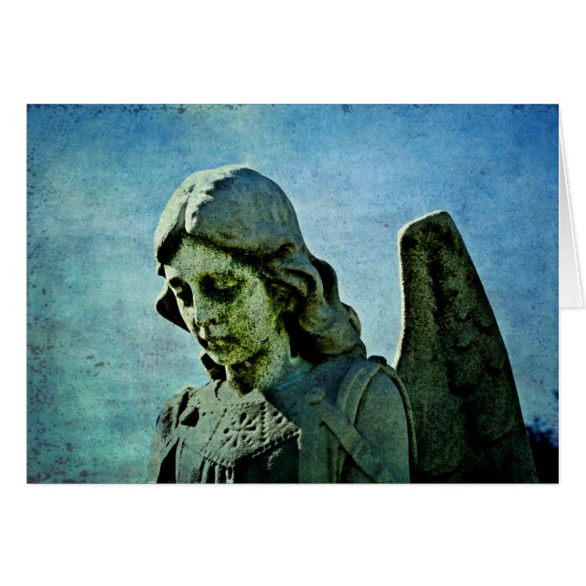 Guardian Angel Friedhof Art (Vorderseite (Horizontal))