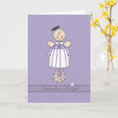 Guardian Angel für Krebspatienten Karte (Gelbe Blume)