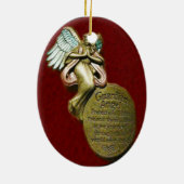 Guardian Angel Gebet Ornament (Hinten)
