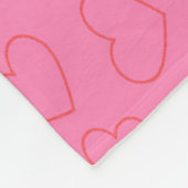 Guardian Angel Gebet Pink Fleecedecke (Ecke)