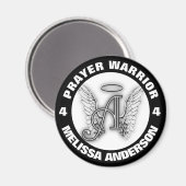 Guardian Angel Gebet Warrior Magnet (Vorderseite/Rückseite)
