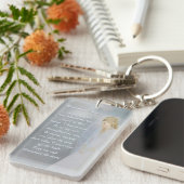 Guardian Angel Gedicht Schlüsselanhänger (Vorderseite rechts)