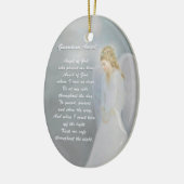 Guardian Angel Geem Keramikornament (Links)