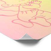 Guardian Angel Girl Abend Gebet Poster (Ecke)