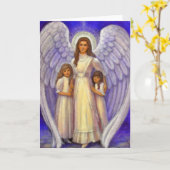 Guardian Angel Grußkarte Karte (Gelbe Blume)