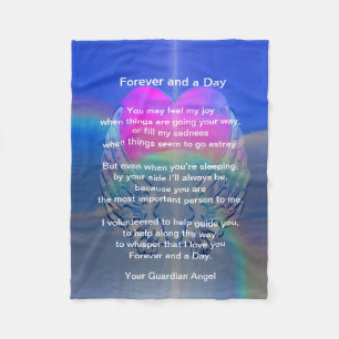 Guardian Angel Herz und Liebe Blanket Fleecedecke
