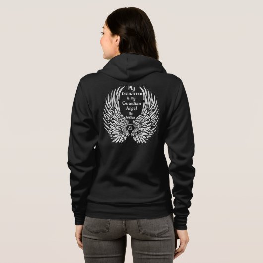 Guardian Angel Hoodie (Schwarz voll)