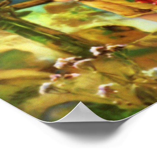 Guardian Angel Image Print Poster (Ecke)