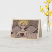 Guardian Angel Karte (Gelbe Blume)