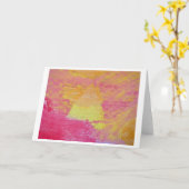 Guardian Angel Karte (Gelbe Blume)