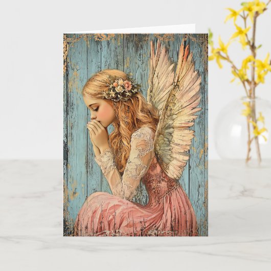 Guardian Angel Karte (Gelbe Blume)