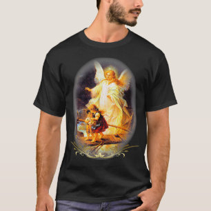 Guardian Angel    katholisches Gebet auf der Rück T-Shirt