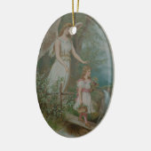 Guardian Angel Keramik Ornament (Links)