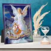 Guardian Angel, Kinder und Brücke Fotoplatte (Seite)