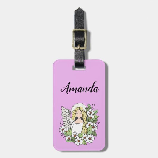 Guardian Angel Luggage Tag Gepäckanhänger (Vorderseite vertikal)