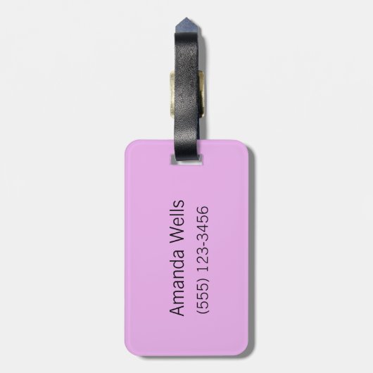 Guardian Angel Luggage Tag Gepäckanhänger (Rückseite vertikal)