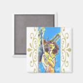 Guardian Angel Magnet (Vorderseite/Rückseite)