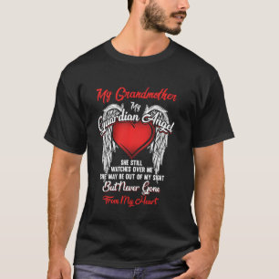 Guardian Angel Meine Großmutter Christmas She Watc T-Shirt