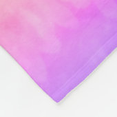 Guardian Angel mit Gedicht in Rosa Fleecedecke (Ecke)