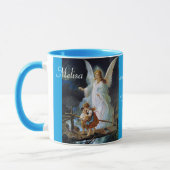 Guardian Angel mit Name Geschenk Kaffee Tee Cup Ta Tasse (Links)