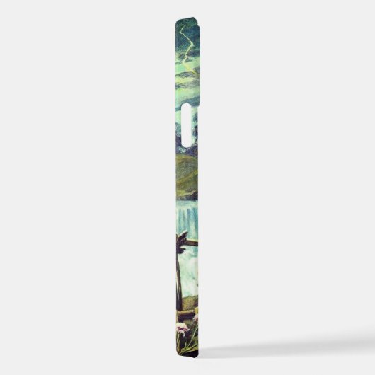 Guardian Angel on Bridge iPhone Hülle (Rechte Seite)