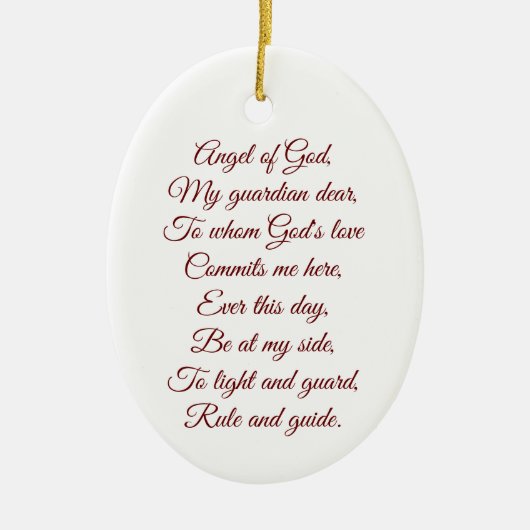 Guardian Angel Ornament (Vorne)