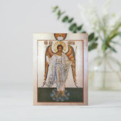 Guardian Angel Orthodox Christliches Symbol Postkarte (Stehend Vorderseite)