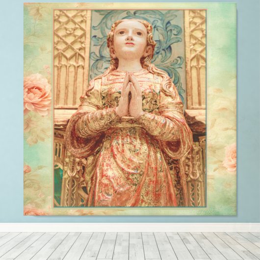 Guardian Angel painting Leinwanddruck (Insitu (Holzboden))