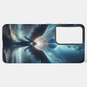 Guardian Angel Phone Case für Samsung Galaxy S21 Hülle (Linke Seite)