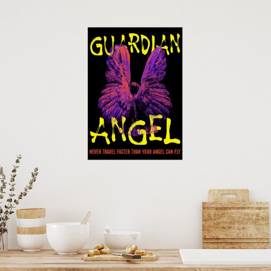 Guardian Angel Poster (Küche)