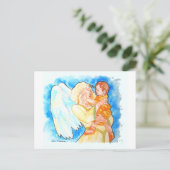 Guardian Angel Postkarte (Stehend Vorderseite)