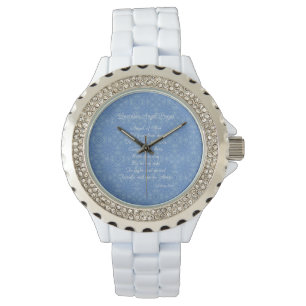 Guardian Angel Prayer Blue Armbanduhr