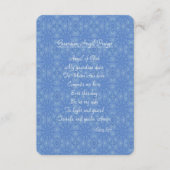 Guardian Angel Prayer Blue Begleitkarte (Vorderseite)