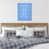 Guardian Angel Prayer Blue Leinwanddruck (Insitu (Schlafzimmer))