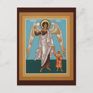 Guardian Angel Prayer Card Postkarte
