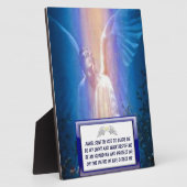 Guardian Angel Prayer-Plakette Fotoplatte (Seite)