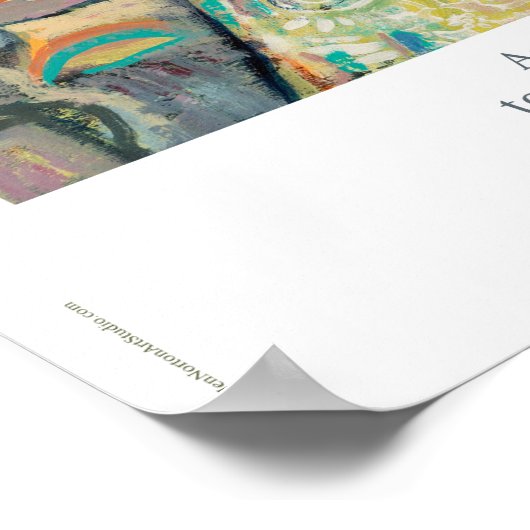 Guardian Angel Prayer Poster (Ecke)