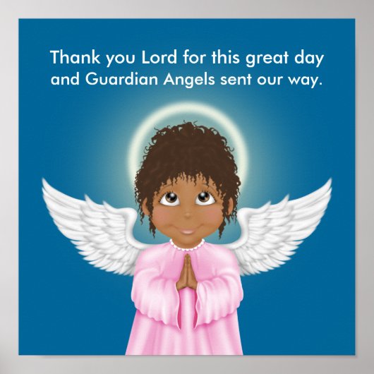 Guardian Angel Prayer Poster - SRF (Vorne)